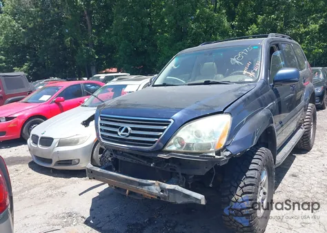 2004 Lexus Gx 470 from USA, damaged, VIN JTJBT20X340048975